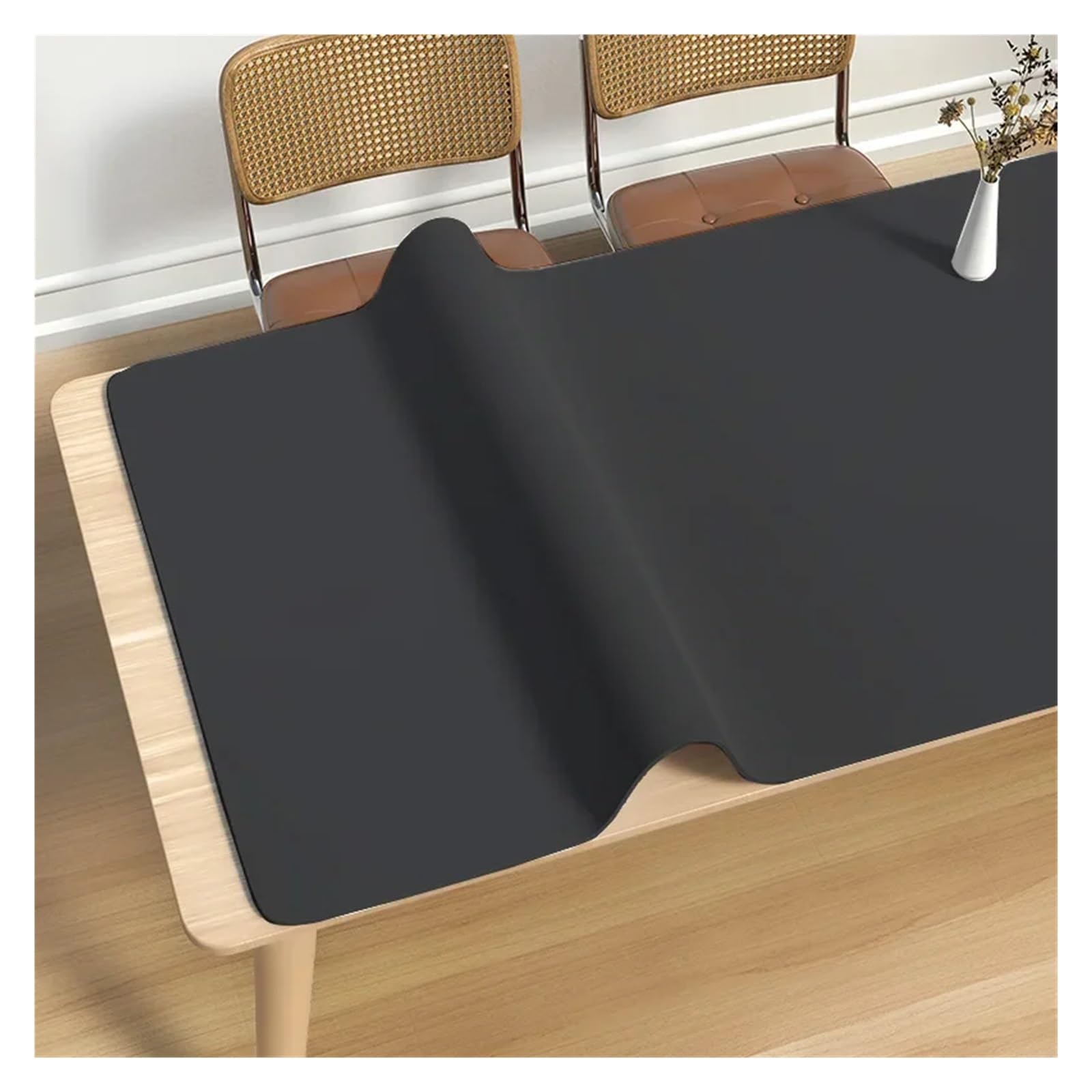Tappetino da scrivania in pelle, grande tovaglia impermeabile double face, copertura da tavolo facile da pulire for casa e armadietto(Color 2,50x120cm)
