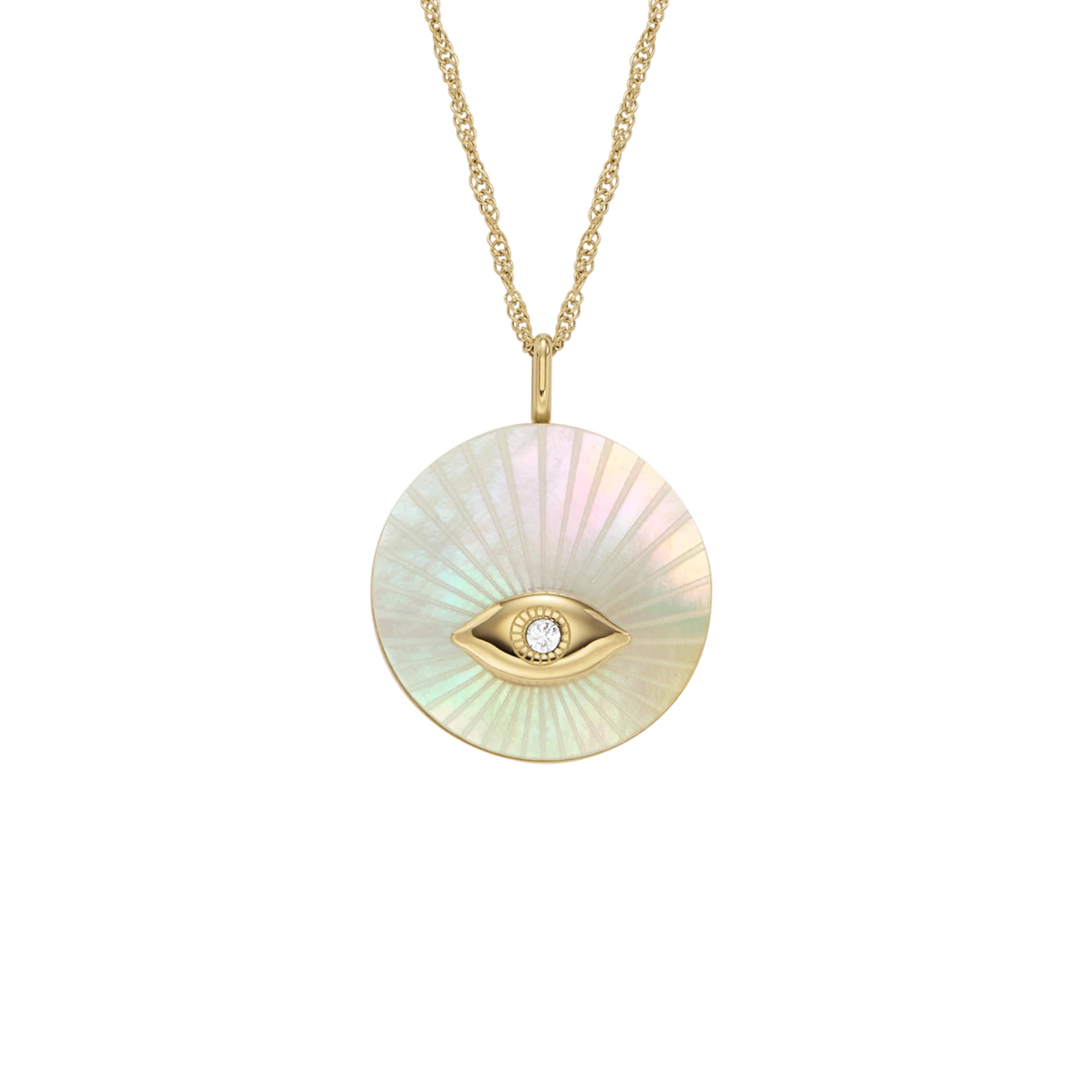 Fossil Locket Necklace for Women