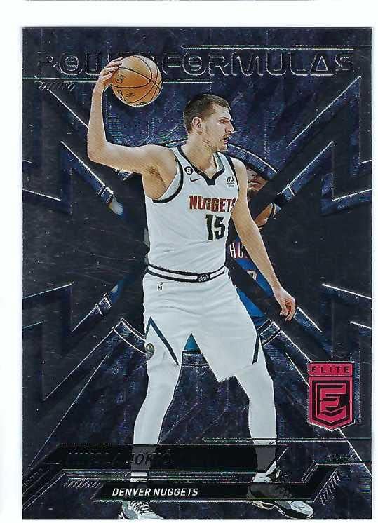NIKOLA JOKIC 2022-23 Panini Elite Power Formulas #5 Card Denver Nuggets Basketball