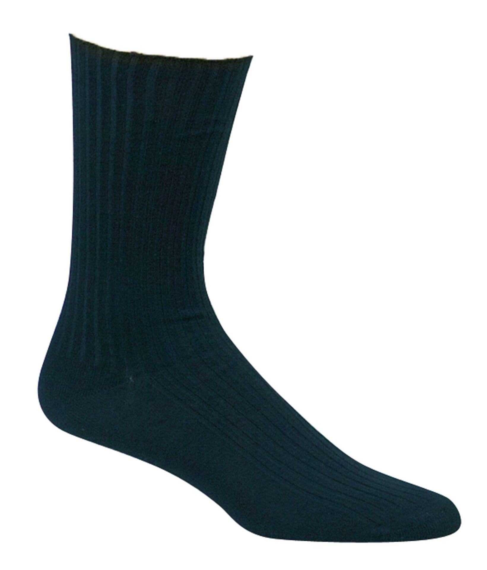 krautwear Calzini per infermiera, medico, medico, sanitario, bianco, nero, blu, 100% cotone, senza gomma, buona circolazione sanguigna