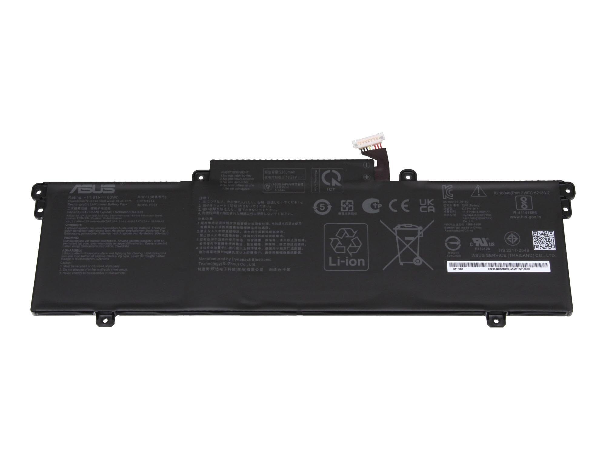 Asus C31N1914 Original Batterie 63Wh