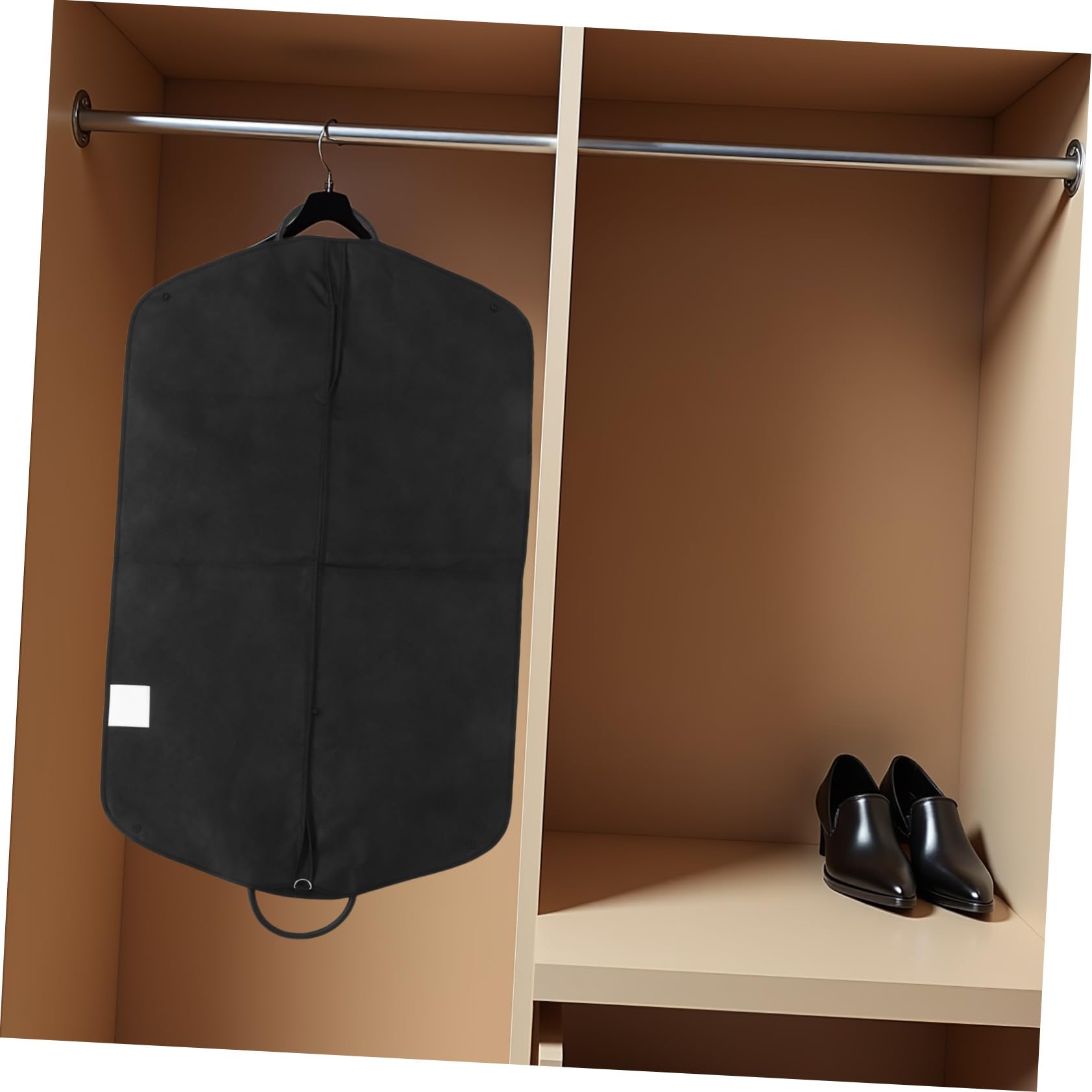 IMIKEYA 2 Piezas Unidades Fundas para Trajes de Tela No Tejida Cubre Prendas Antipolvo con Cremallera y Asas Bolsa Ligera y Transpirable para Viajes de Negocios y Organización Armario