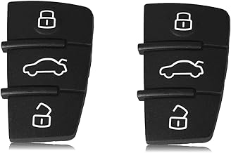 2 pieces Audi car key keypad for Audi A2 A3 A4 A6 A6L A8 Q5 Q7 TT S6, Audi A3 key keypad - 3 buttons