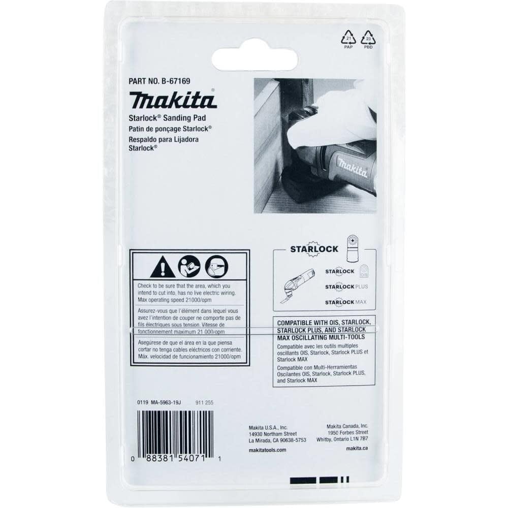 Makita B-67169 Starlock® Schleifpad