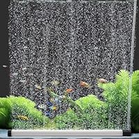 hygger Aquarium Sauerstoff Blasenstreifen, Aquarium Luftausströmer Leise, Sauerstoffstein für Aquarium Set, Aquarium Sprudler Fish Tank Bubbler mit Luftschlauch für Süßwasser und Salzwasser (35cm)