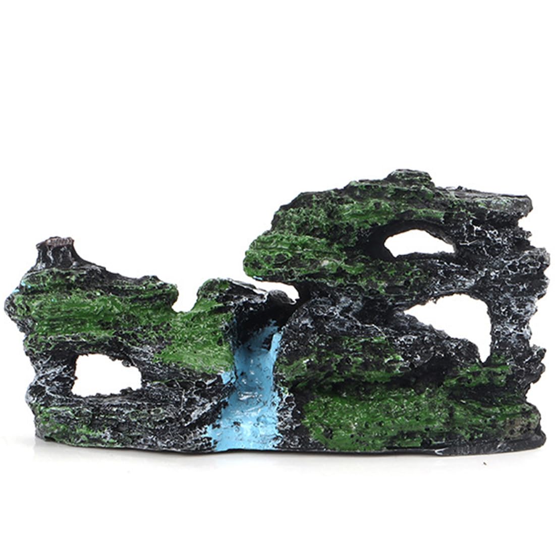 GNHG Pecera Decoración de Rocas Verdes Decoración Deportiva Contenedores de Brillo de Labios Decoración de Coralina Decoración de Vidrio Adorno Artificial Suministro(382A) 1 artículo