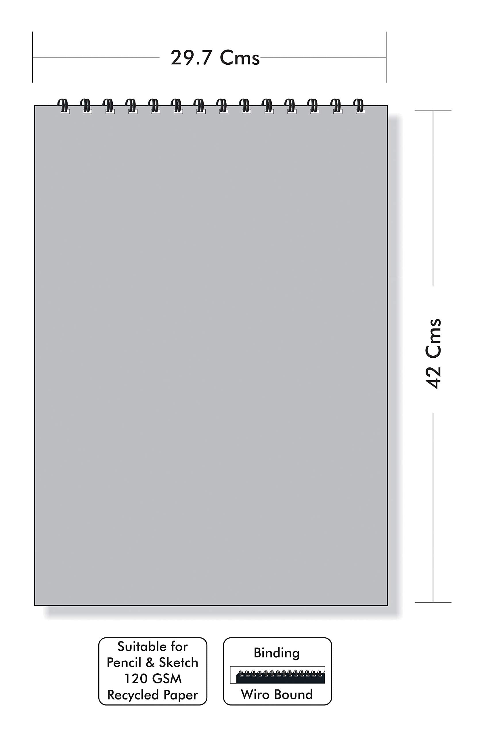 Buy Zen Sangam Express your Mind Zen Sangam Artists’ A3 Spiral Doodle