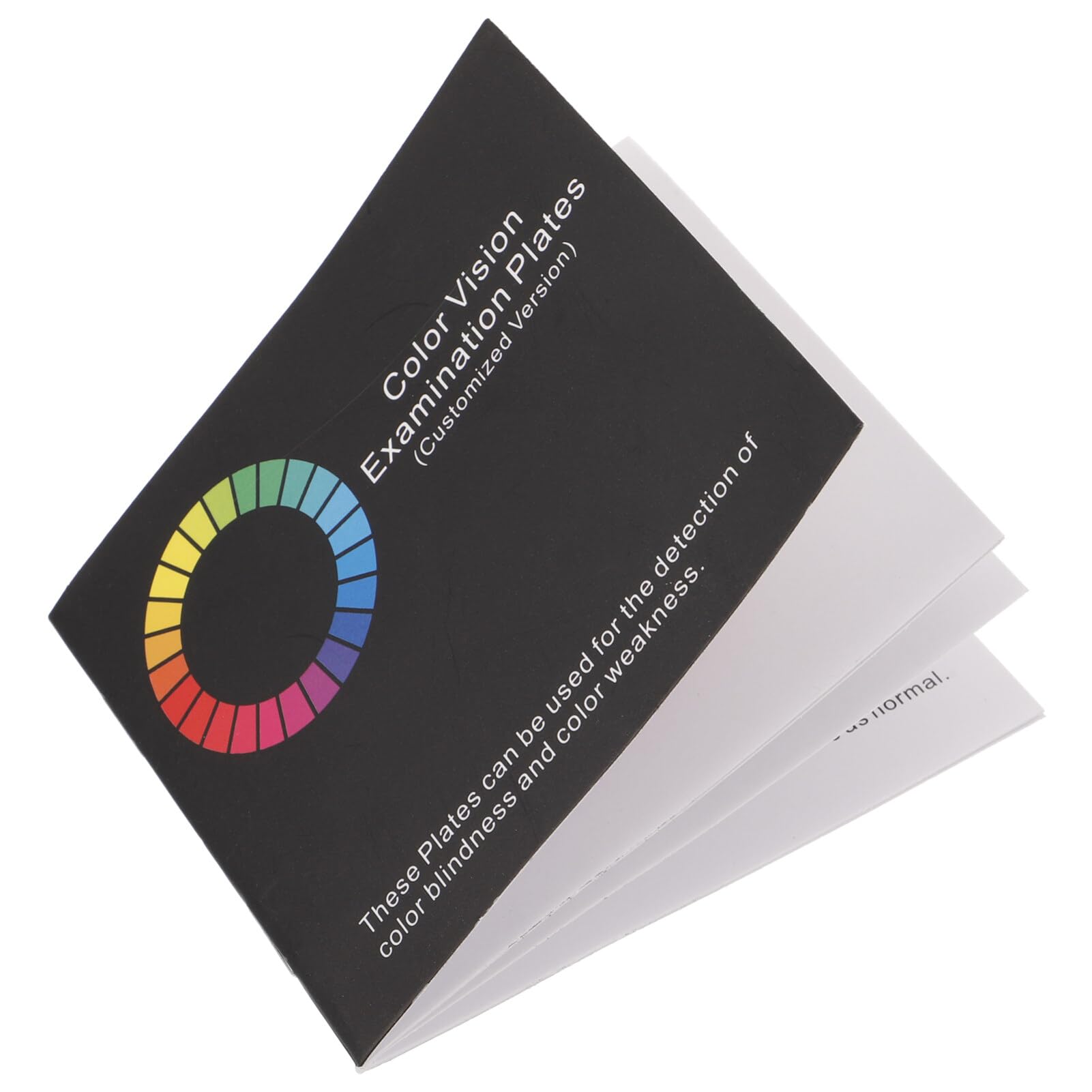 OUNONA Testing Chart Book Color Chart Color Visual Test Book for Color Deficiency