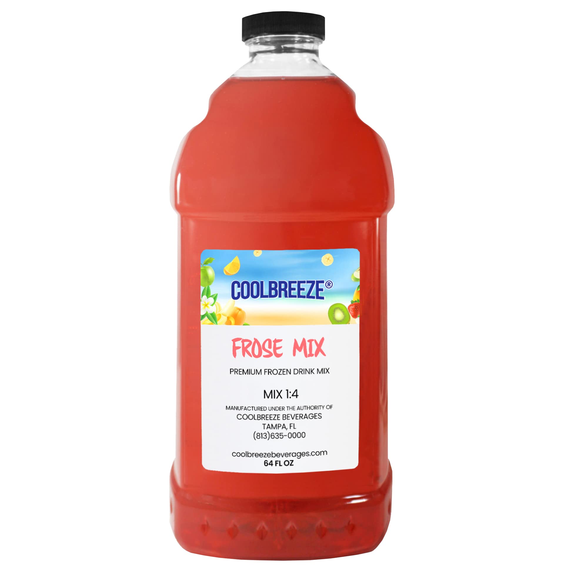 Cool Breeze Beverages Ready to Use Slush Mix (Frozen Rosé), Frose, 1/2 gal