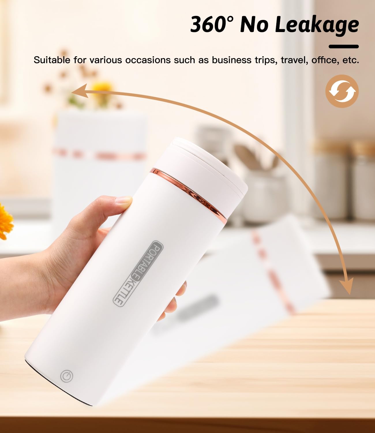 Travel Kettle Small, mini czajnik z 6 ustawieniami temperatury
