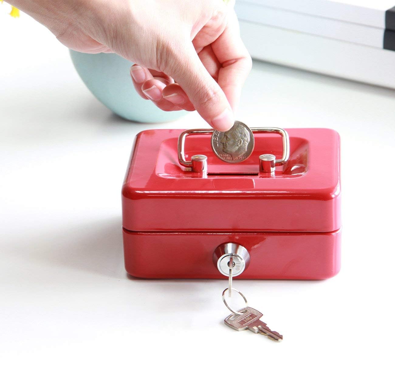 See full amazon price history chart for JUGTE Metal Cash Box With 2 Key Lock Money Organizer with Coin Trey Money Safe Cash Box Money Box for Kids (12.5 x 9.5 x 6 CM) JUGTE Metal Cash Box With 2 Key Lock Money Organizer with Coin Trey Money Safe Cash Box Money Box for Kids (12.5 x 9.5 x 6 CM) (B0CGN4SDQ5) Amazon Price History, Amazon Price Tracker