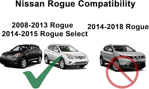 Miniatura 9 de BRIGHTLINES - Barra transversal antirrobo compatible con Nissan Rogue SV SL 2021-2023