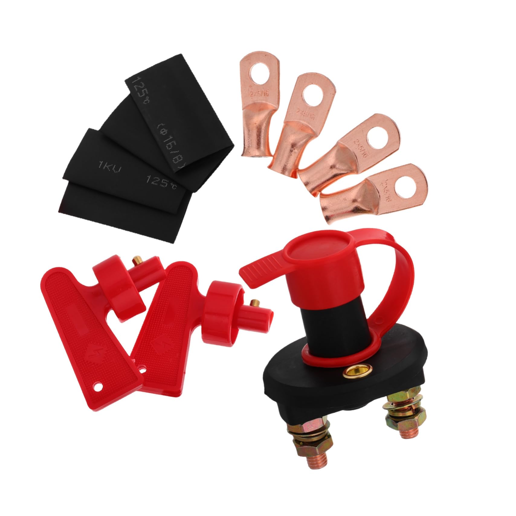 SEWOART Multipurpose 2-hole Battery Cutoff Switch Rv Boat Automotive Marine Universal Power Kill Switch