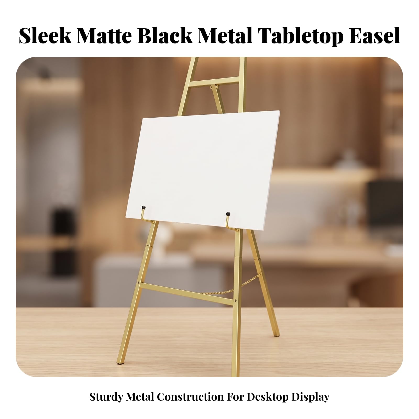 Gralara Freistehend Metallstaffelei
