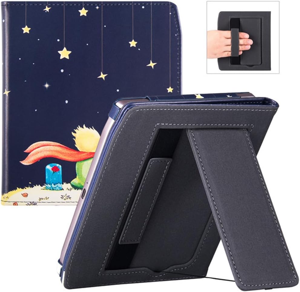 Compatible with Pocketbook Era 2022 Model PB700 Tablet case, Full Coverage Ultra Slim Leather Cover Case with Folding Stand Cover Rugged Auto Sleep/Wake Hard Shell (Style 4)