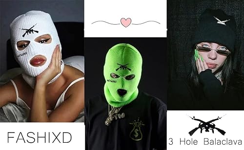 Fashixd FASHIXD-M16A4 3 Hole M16A4 Ski Mask Full Face Balaclava Winter Outdoor Sports Neck Warmer Thermal Cycling thumb #3