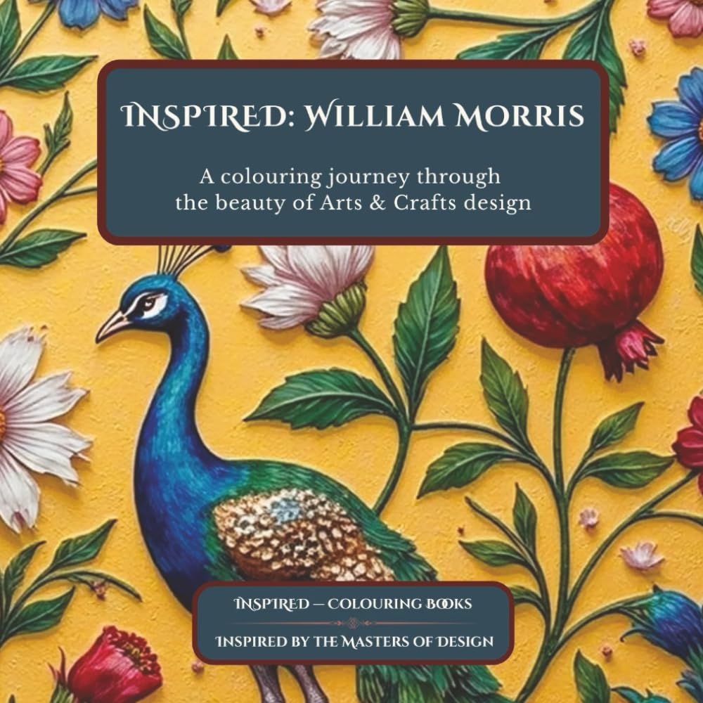 Coloriage adulte William Morris art thérapie anti stress