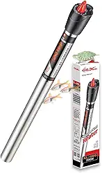 Aquecedor Automático em Inox com Termostato Para Aquário - 500w Até 500l (110v)