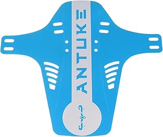sourcing map Guardabarros delantero y trasero para bicicleta de montaña con brida para cables, ligero, para bicicleta de carretera MTB, color azul