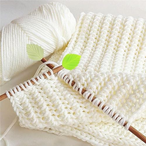 Miniatura 5 de 20 protectores de punto de aguja de tejer de punto, protectores de puntos de agujas de hojas, tapones de punto para agujas de tejer, suministros