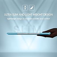 Vista 7 de ProCase Funda para iPad de 9ª/8ª/7ª generación de 10.2 pulgadas (versión 2021/2020/2019), funda 10.2 iPad de 9ª/8ª/7ª generación, funda inteligente