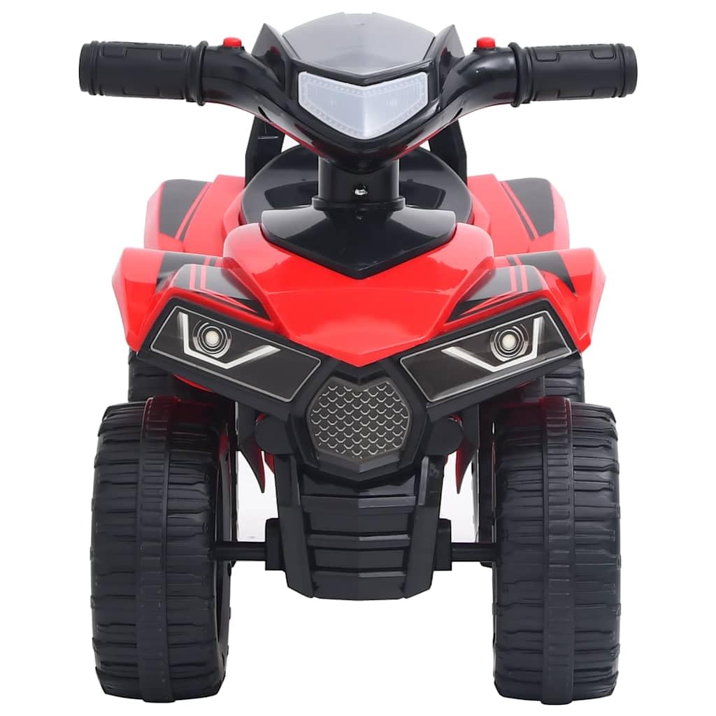 vidaXL Aufsitz Quad für Kinder Elektromotorrad Elektroquad Kinderquad Kinderauto Elektroauto Motorrad Kinderfahrzeug 18-36 Monate Rot