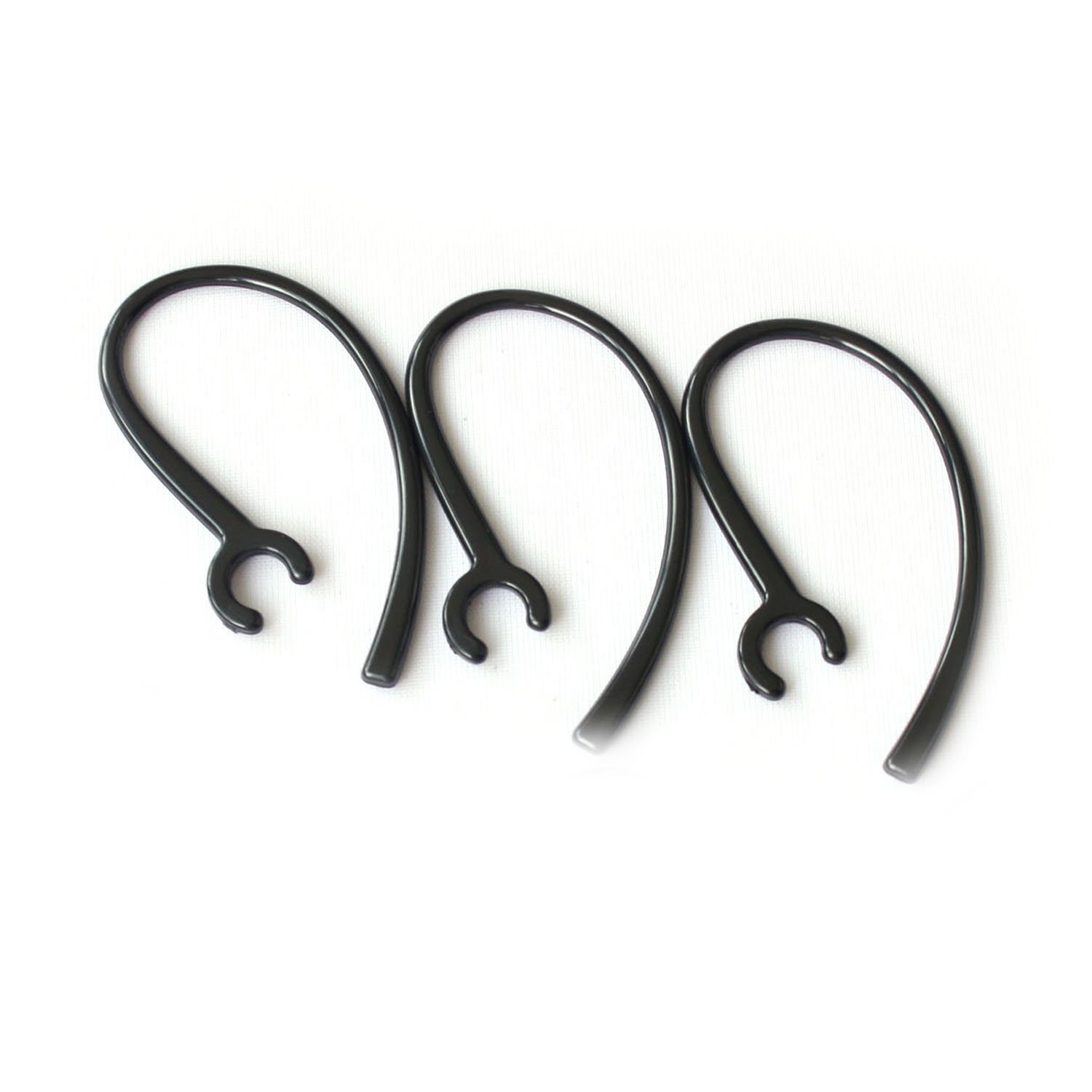 New Black Ear Hooks for Samsung Hm7000/Hm1000/Hm1100/Hm1700/Hm3500/Hm3600/Hm6450/WEP480 - 3 Pieces