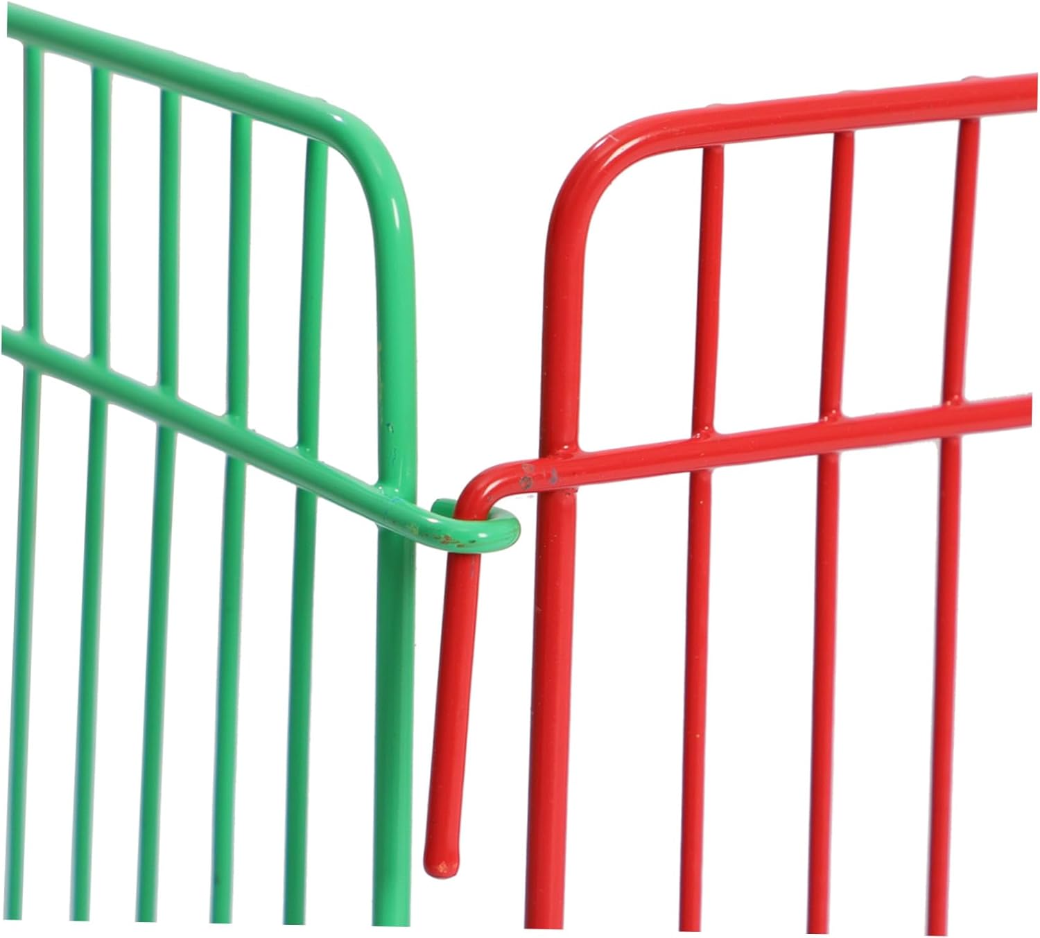 Generic 8Pcs Small Pet Playpen Fence Pieces Protective Edge Design Exercise Fun for Hamsters Guinea Pigs Chinchillas Hedgehogs Indoor Enclosure for Active Small Animals