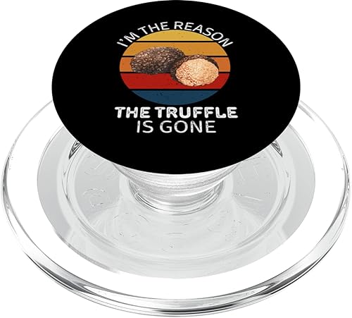 Miniatura 7 de Vintage I'm The Reason The Truffle Is Gone Food Lover PopSockets Standard PopGrip