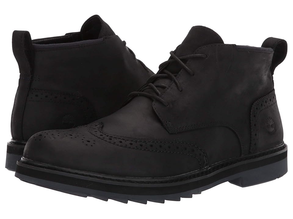 

Timberland Squall Canyon Wing Tip Chukka (Jet Black) Men's Shoes
