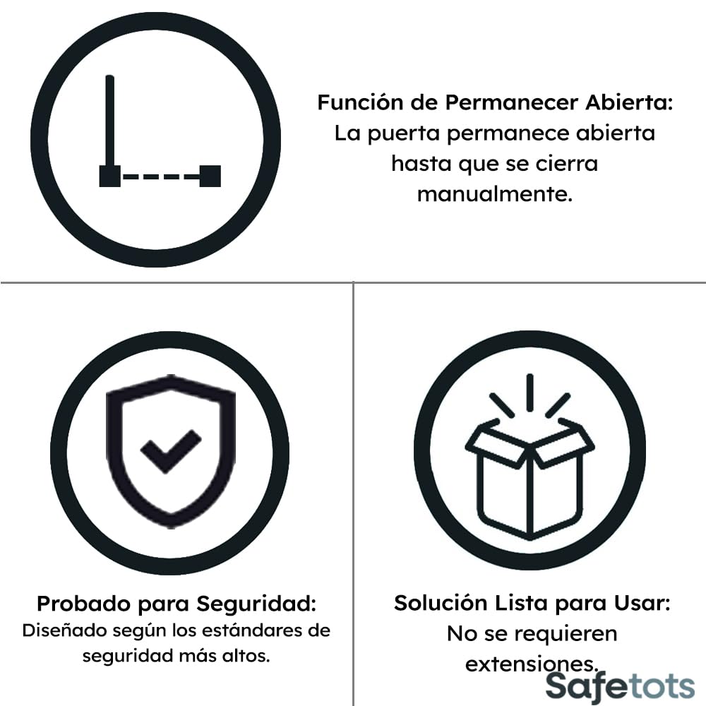 Bettacare Barreras de Seguridad estrechas para niños y Mascotas, 68.5cm - 75cm, Negro Mate, Puerta Extra Alta de 104cm de Altura, Barrera de presión para escaleras
