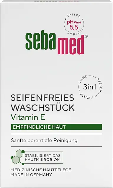 Sebamed Soap-Free Dish Bit 150 g - Mild Tvål för Sensitiv Hud