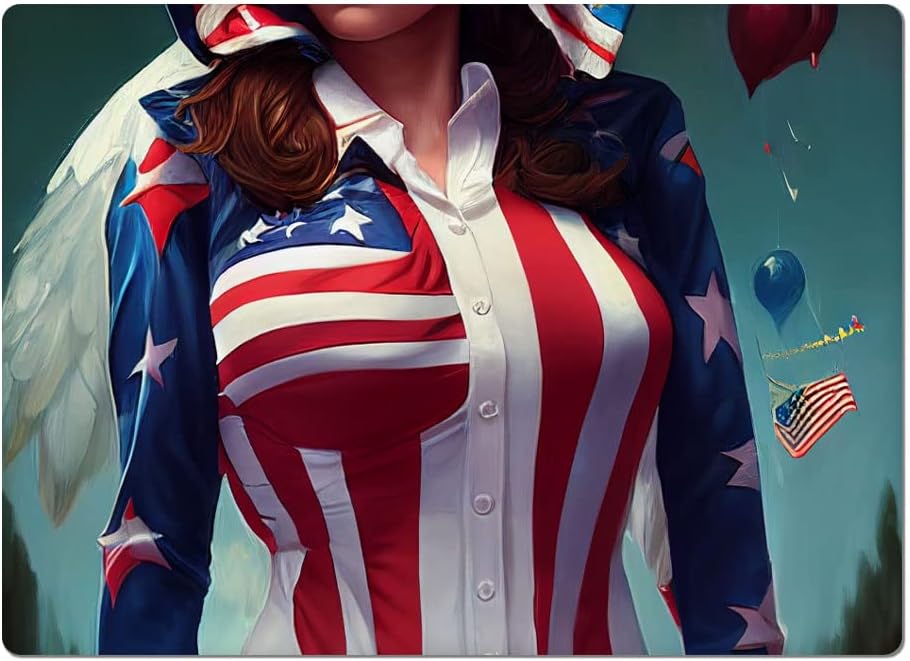 American Flag Car Magnet 2 PCS - Patriotic Car Magnet - Colorful Sticker