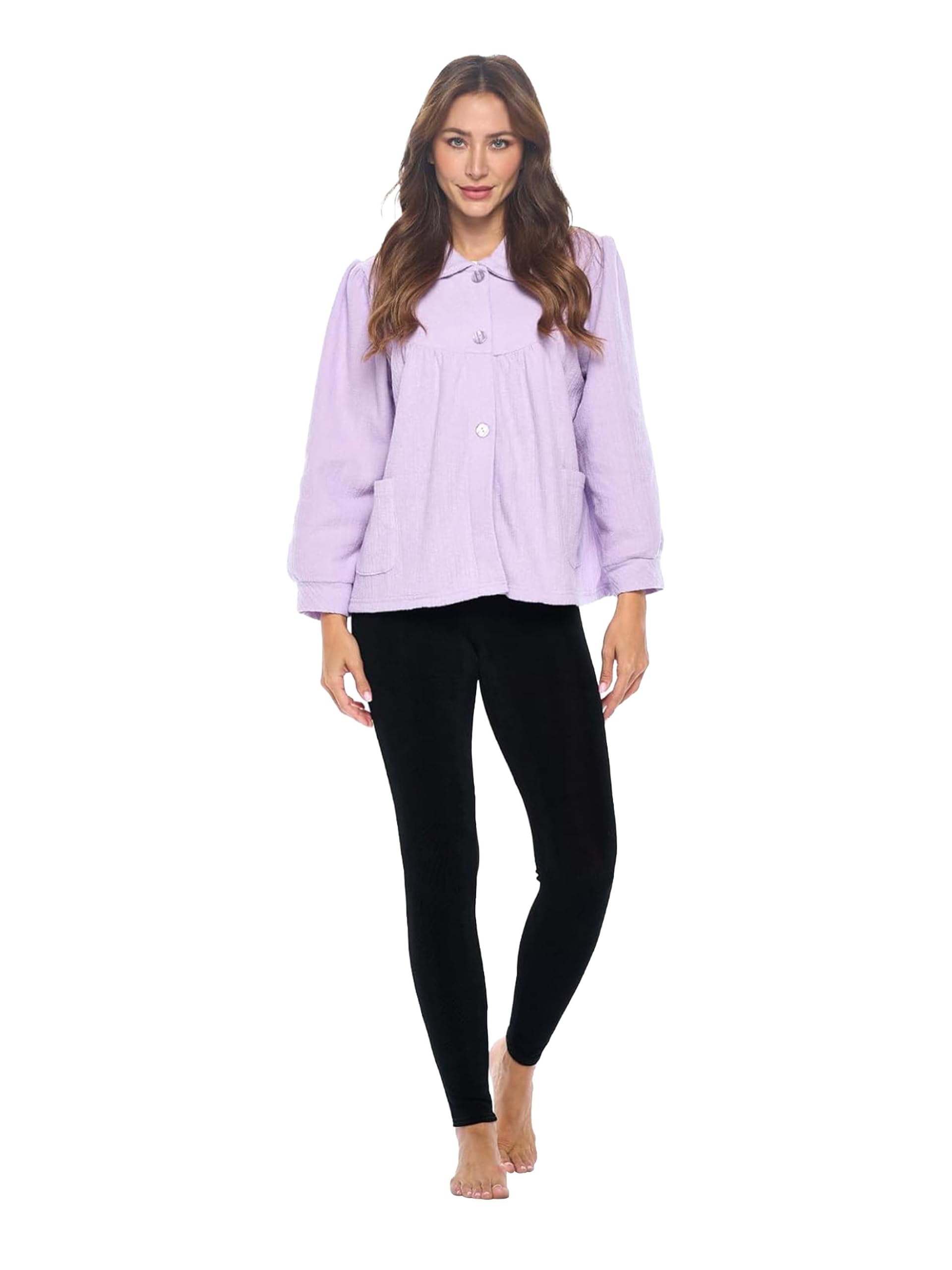 Casual Nights Women's Chenille Bed Jacket