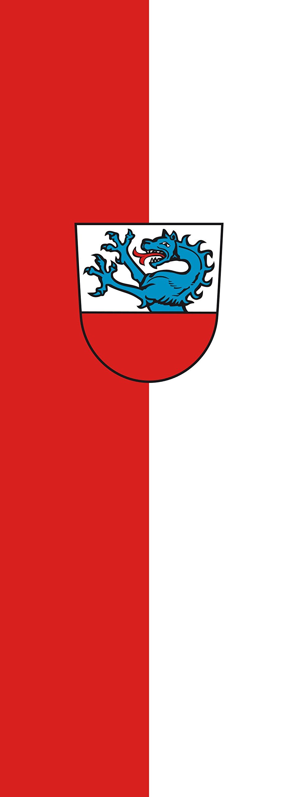 Drapeau Neumarkt-Sankt Veit haut de gamme 400x150cm textile résistant