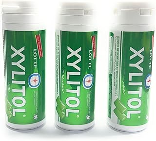 علك إكسيليتول بنكهة النعناع المنعش 29 جم خالي من السكر لدعم الأسنان مجموعه من 3 عبوات (قطع) - مستورد