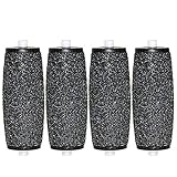 [Set de 4] Canwn Extrarugosos Rodillos Lijadores para Recambio de Scholl Velvet Smooth Diamond Crystals/Lima Electrónica Velvet Smooth Wet&Dry