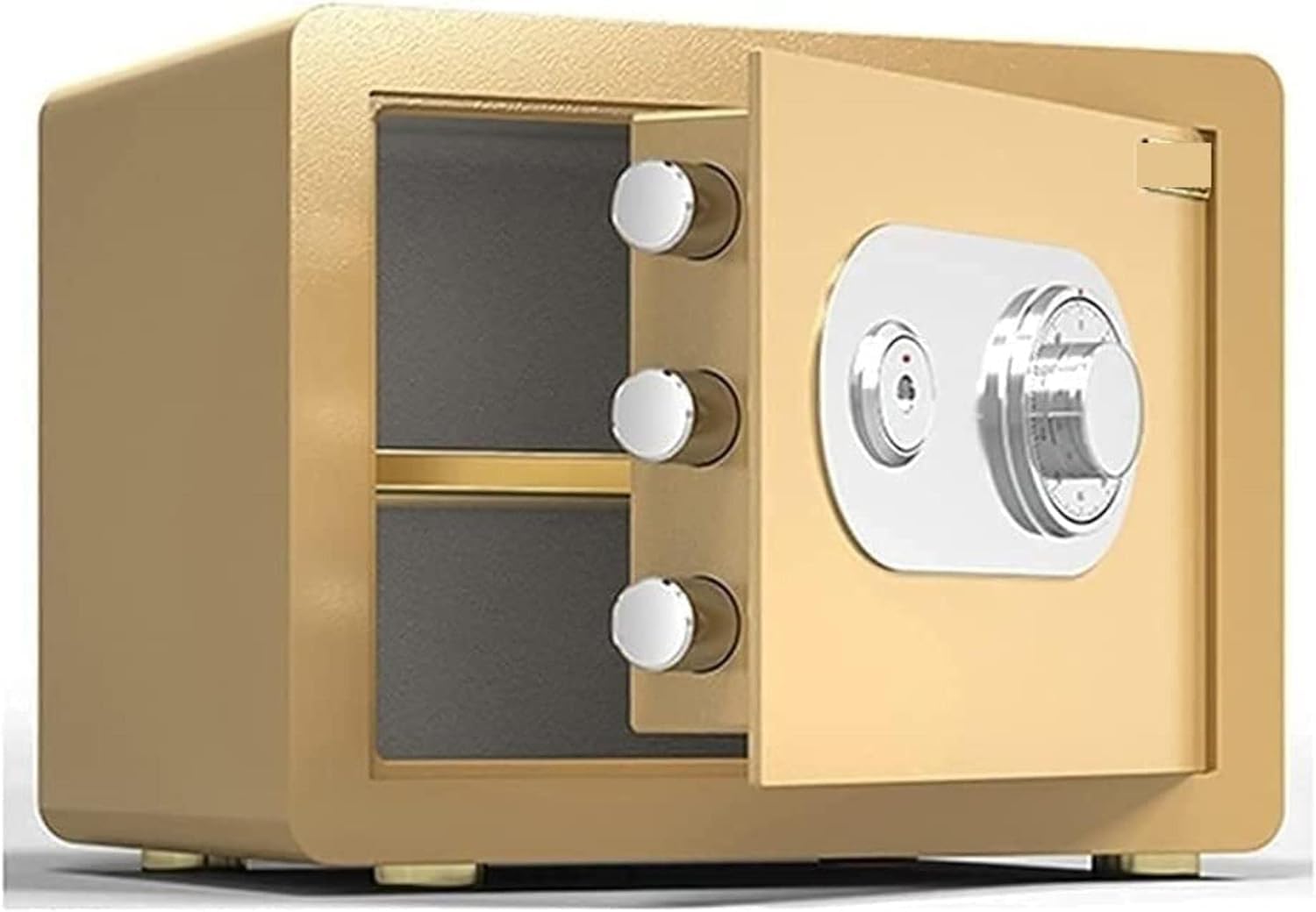Serratura a combinazione di sicurezza digitale Governo Cassaforte Piccola per Home Office Hotel, Metal Steel Confidential Locker con la funzione di serratura a chiave