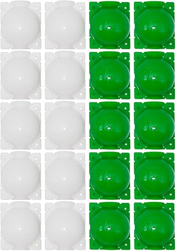 UOIENRT Kit de propagación de capas de aire de 10 piezas, bola de injerto reutilizable mitad transparente con lazos de cremallera, caja de cultivo