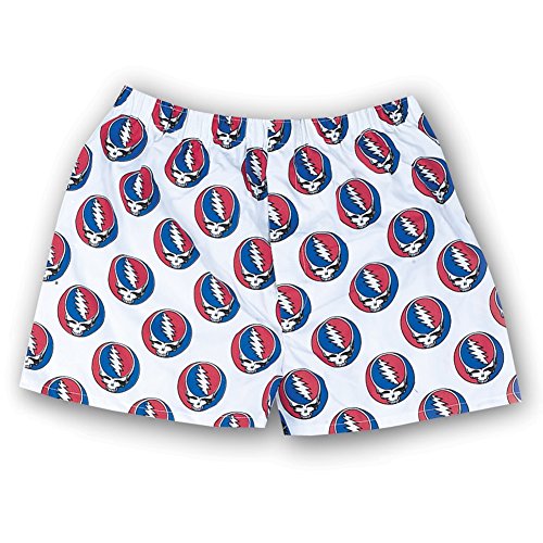Grateful Dead - Steal Your Face White Boxers - Small - Main Image