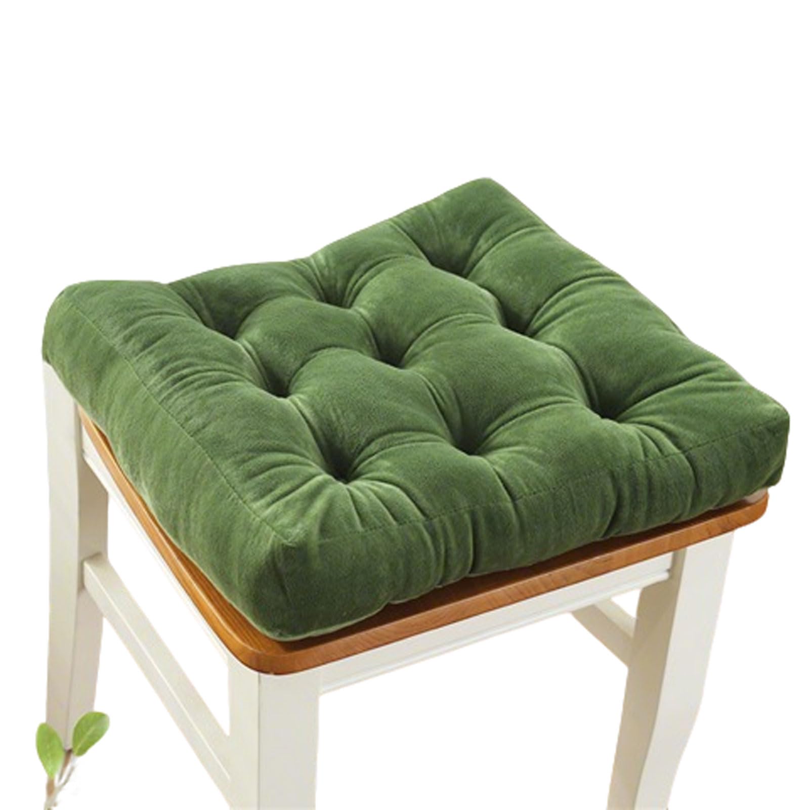 Coussin de siège contre les chaises froides galette en peluche antidérapante lavable en machine