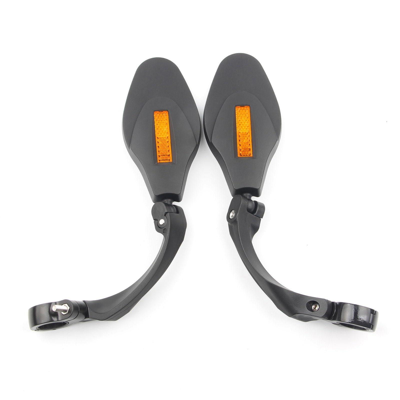 Specchietto per Bicicletta da Manubrio Lente In Acciaio Inossidabile con Specchio Resistente Alle Esplosioni, Regolabile a 360° Specchietto Retrovisore per Bicicletta Accessori,1Pair