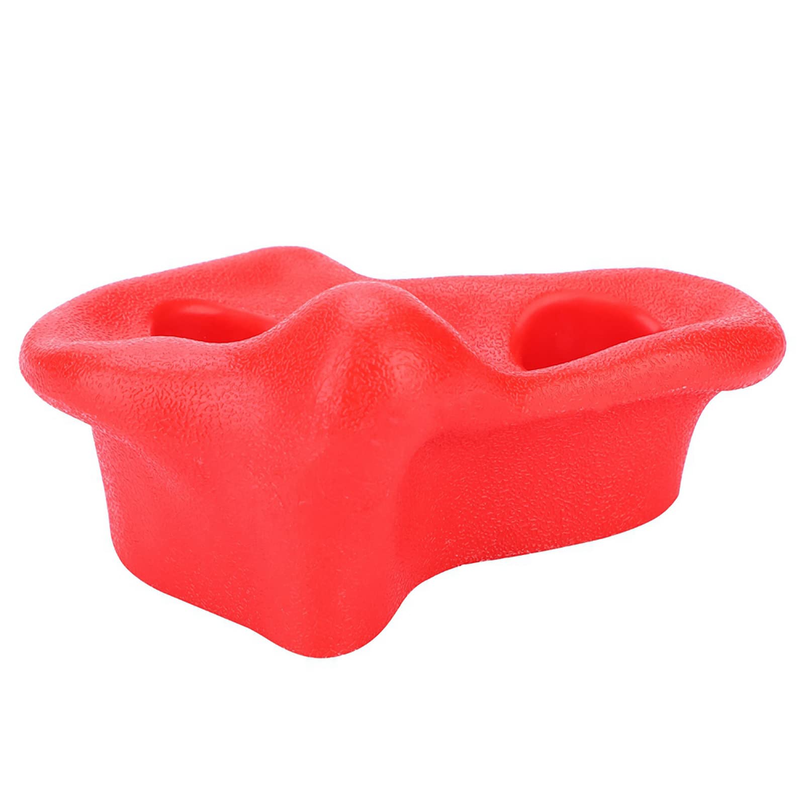 Lote de 10 piezas para escalada de piedra de plástico con textura para pared de escalada (rojo)
