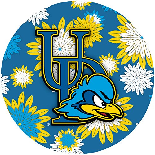 Delaware Fightin' Blue Hens 4 Inch Round Floral Magnet Officially Licensed Collegiate Product