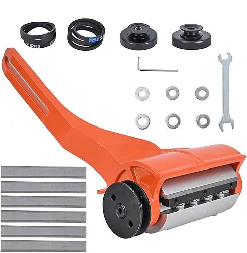 Descortezador de troncos, herramienta de descortezado de madera de aleación de aluminio mejorada, accesorio de motosierra con 6 cuchillas para