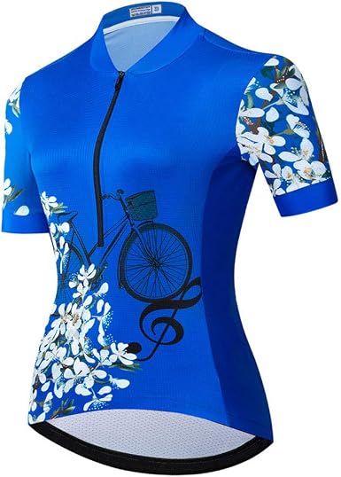 Maglia da ciclismo donna antisudore, maglia da ciclismo traspirante ad  asciugatura rapida Magliette da donna elasticizzate Maglie da bici a manica  corta Camicia MTB estiva : Amazon.it: Abbigliamento
