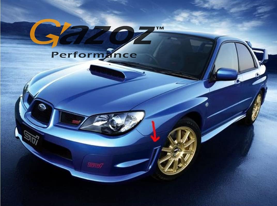 Front Bumper Side Vent Covers LH For 2006-2007 Impreza WRX STI
