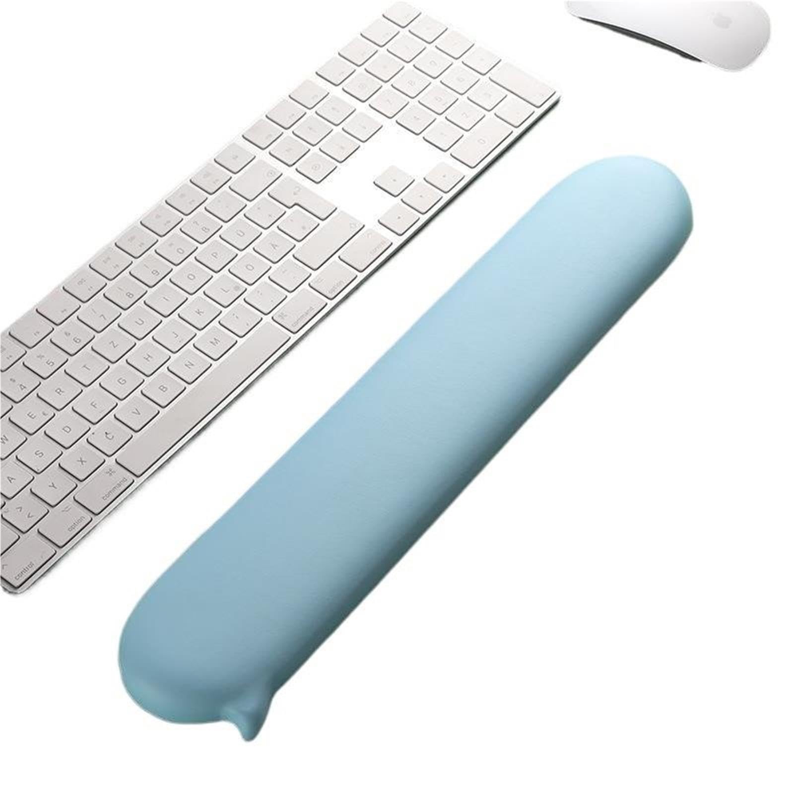 Tapis Souris Reposes-Poignets Protège-poignet en silicone Chat Bubble, tapis de souris, support clavier(Blue bubble hand rest)
