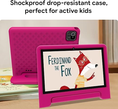 Miniatura 6 de Maxsignage Tablet infantil de 10 pulgadas, Android 13, 32 GB (ampliable a 128 GB), Quad-core, WiFi 6, Bth 5.0, controles parentales preinstalados,