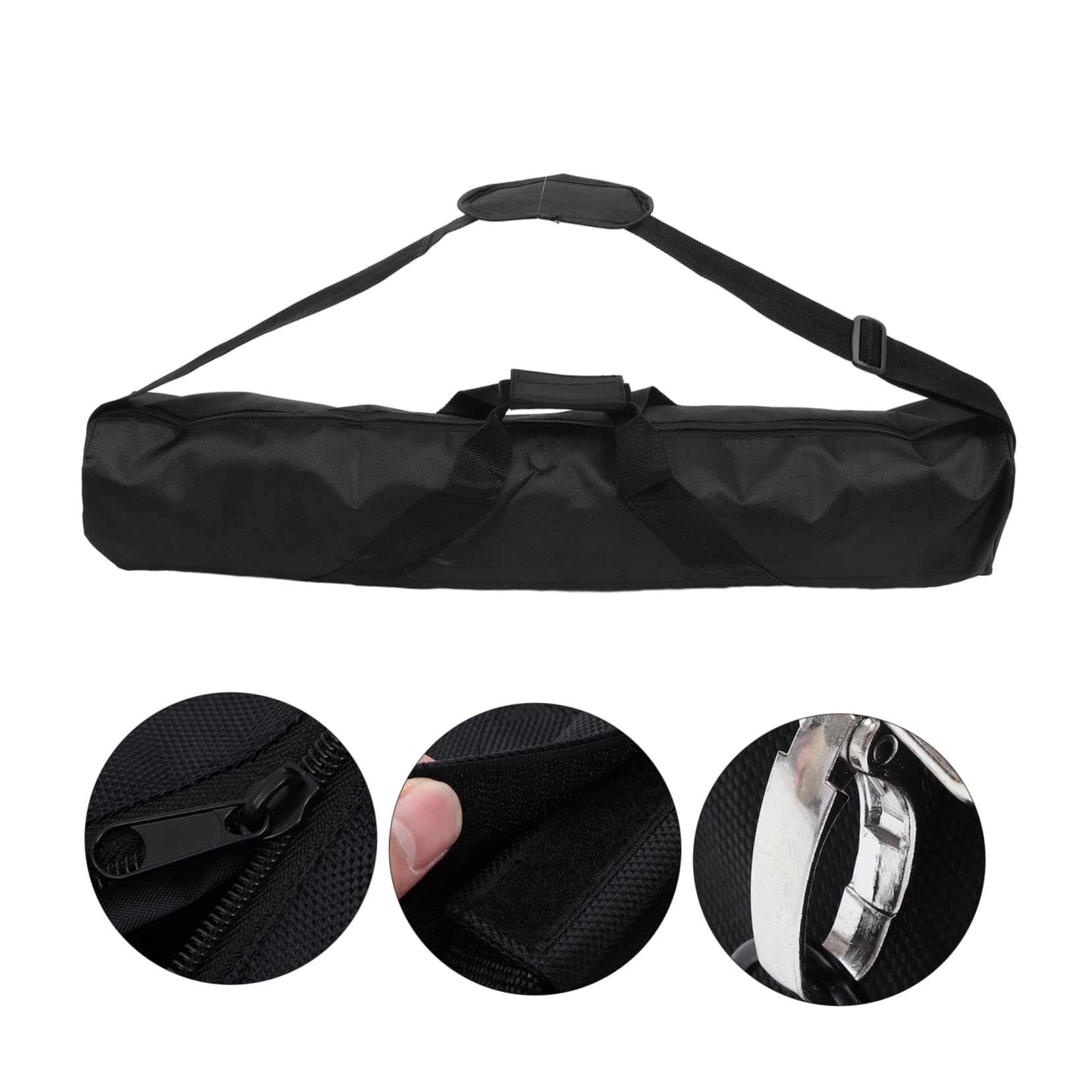 Abaodam Sacca Treppiede Nera Oxford, Borsa Portatile con Tracolla